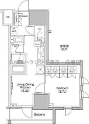 ザ・パークハビオ板橋区役所前の物件間取画像